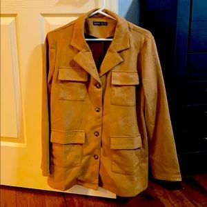 SHEIN velvet maternity jacket